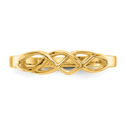14k Free Form Knot Ring