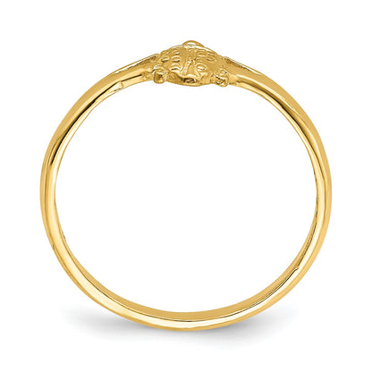 14k Ladybug Size 1 Baby / Childs Ring