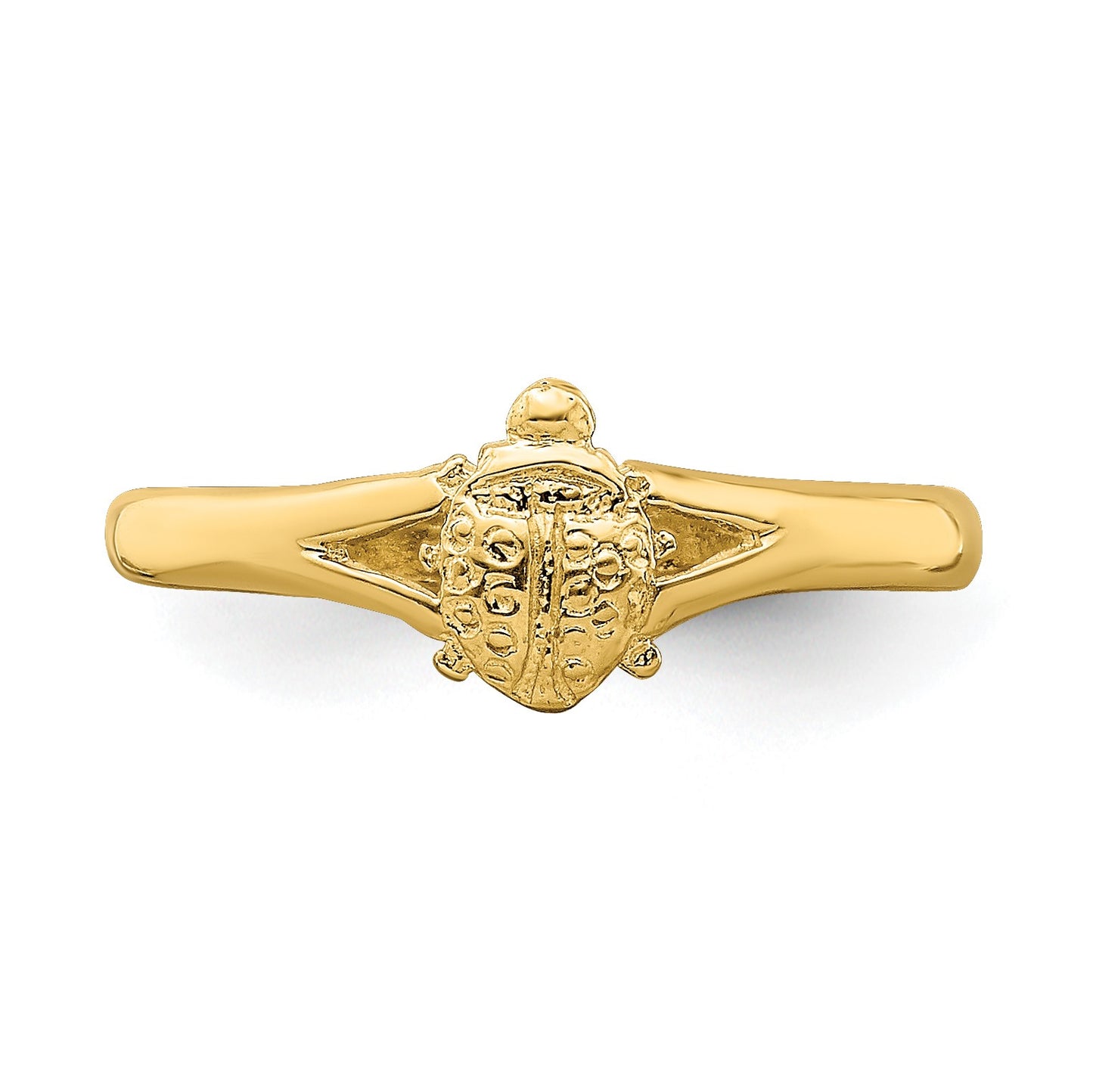 14k Ladybug Size 1 Baby / Childs Ring