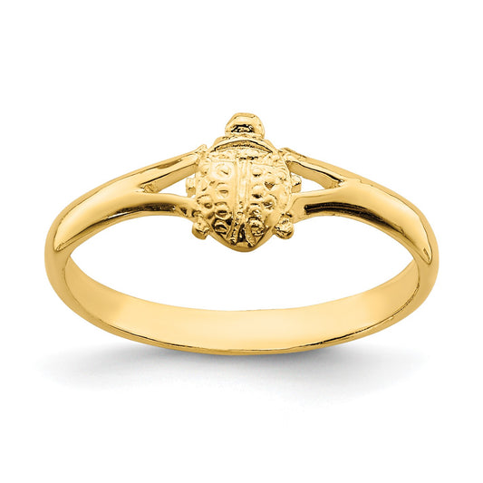14k Ladybug Size 1 Baby / Childs Ring