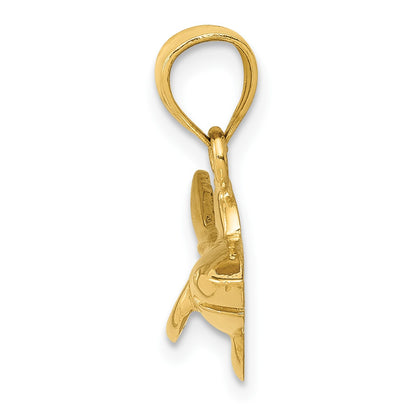 14K Shark Pendant