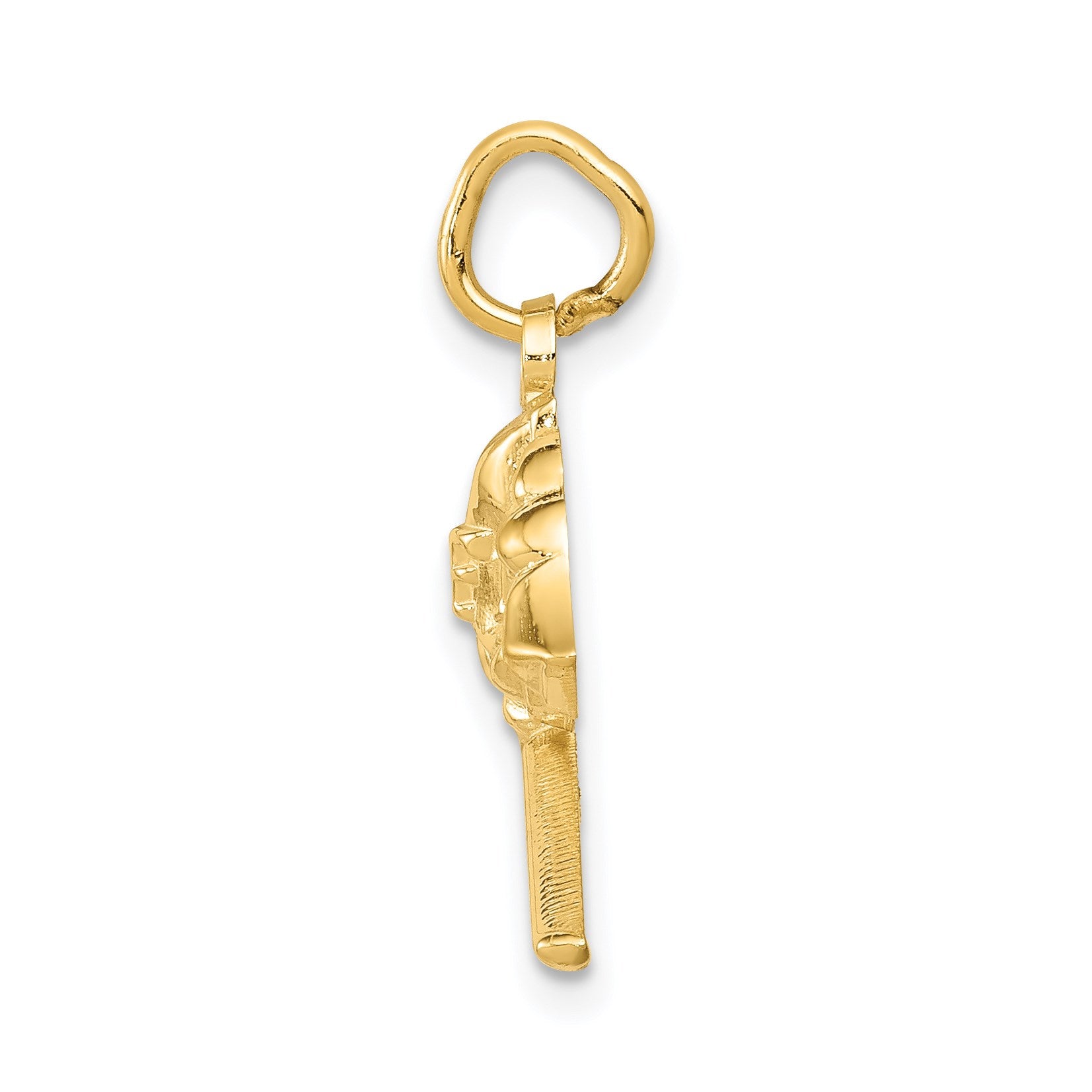 14k Fire Department Insignia Charm