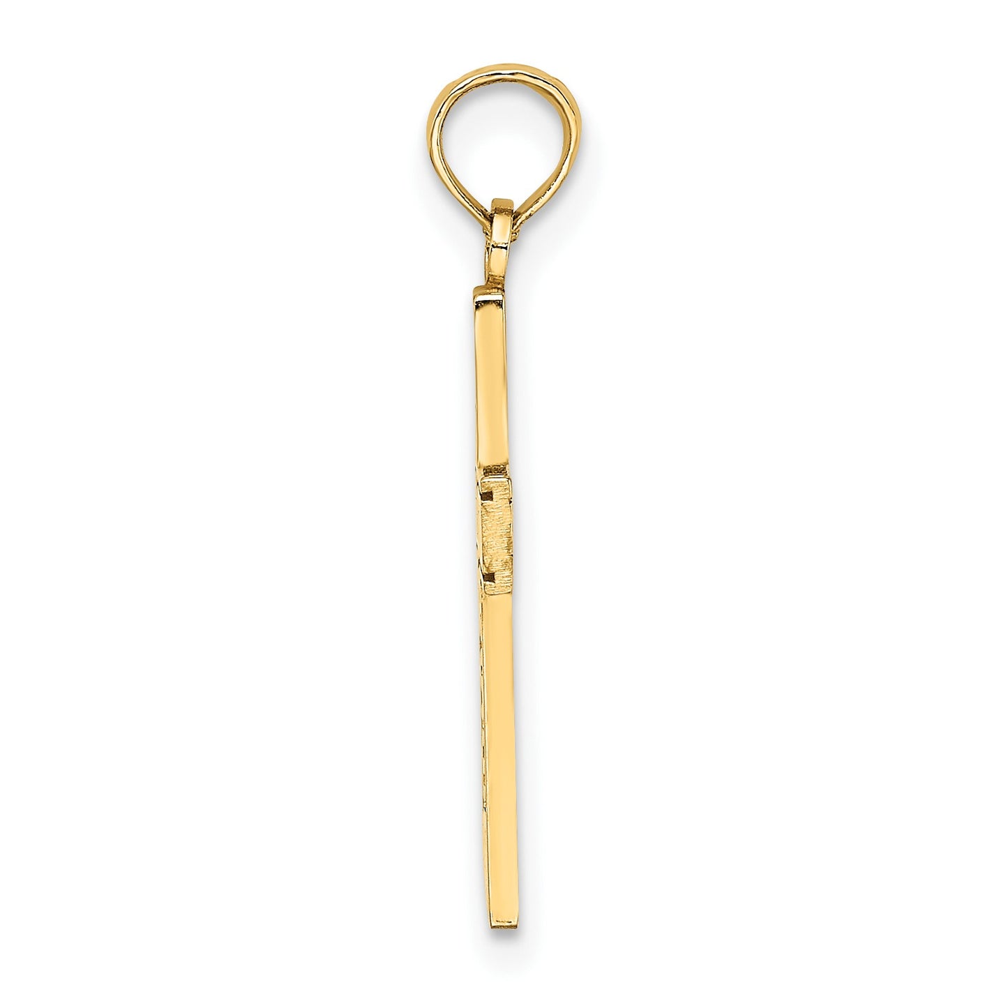 14k NURSE Cross Charm
