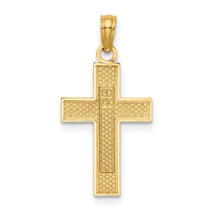14k NURSE Cross Charm