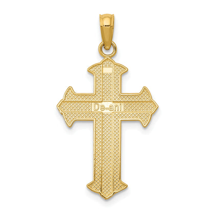 14K Passion Cross Pendant