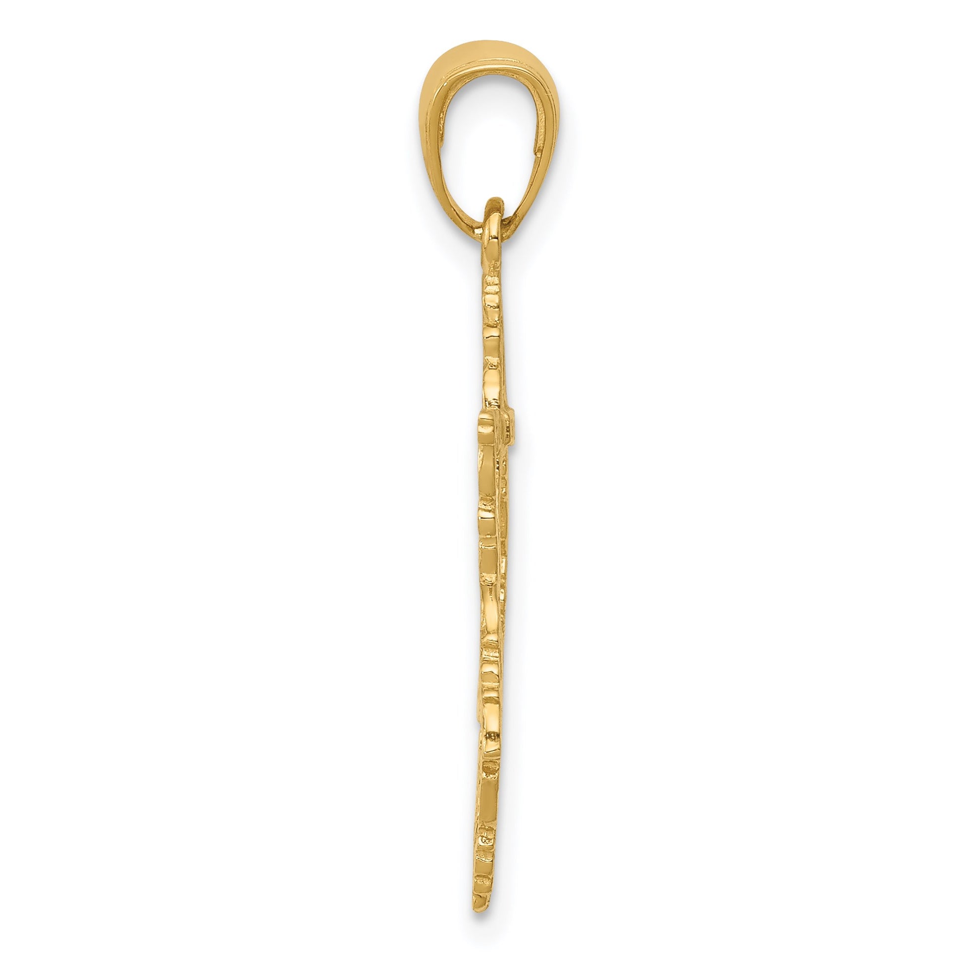 14k Fancy Star of David Pendant