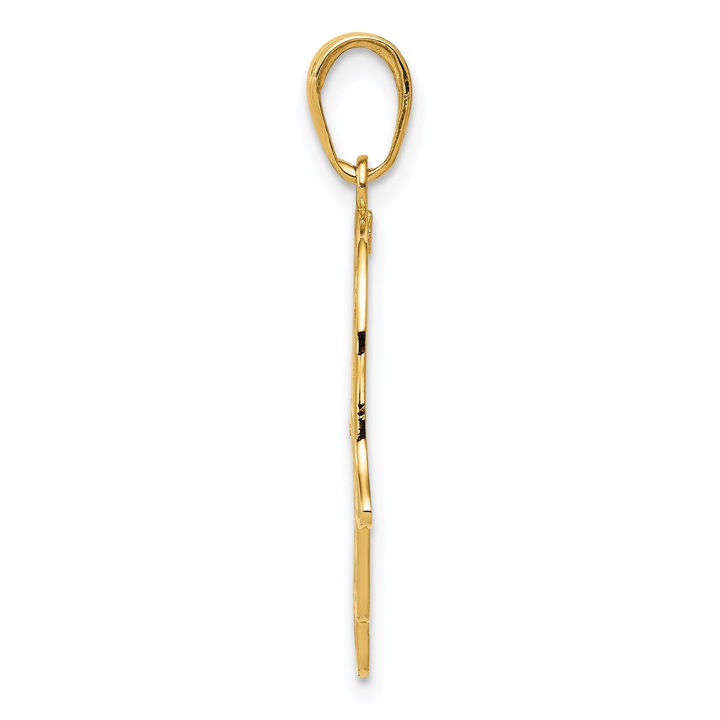 14K Filigree Chamseh Pendant