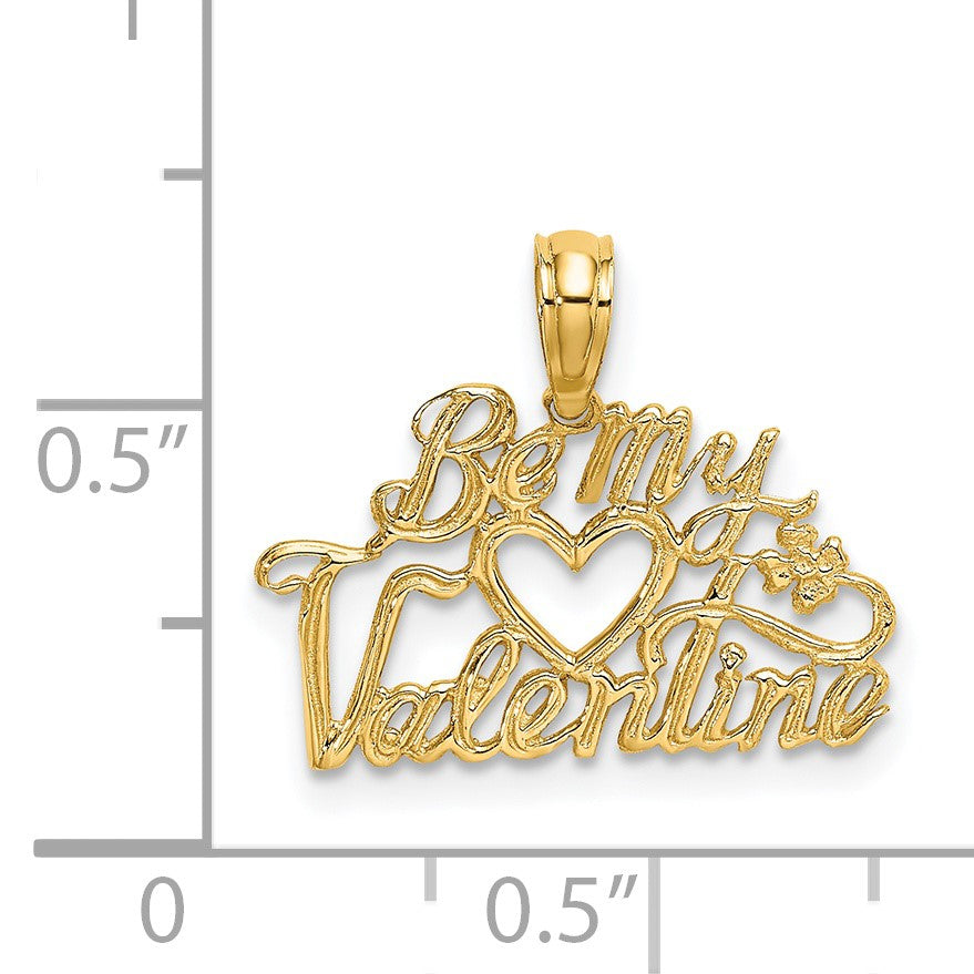 14K BE MY VALENTINE Charm