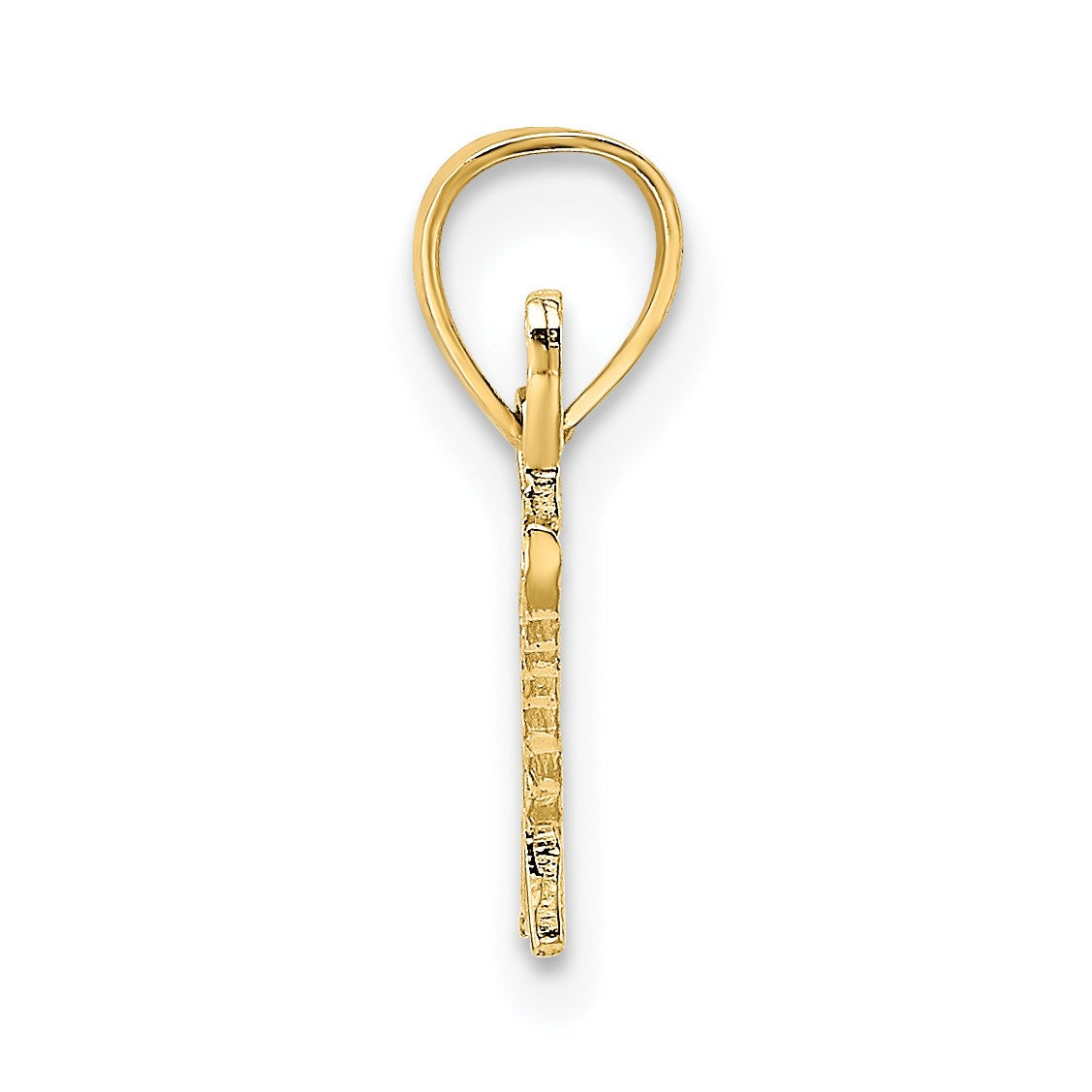 14K Polished and Textured SPECIAL Charm