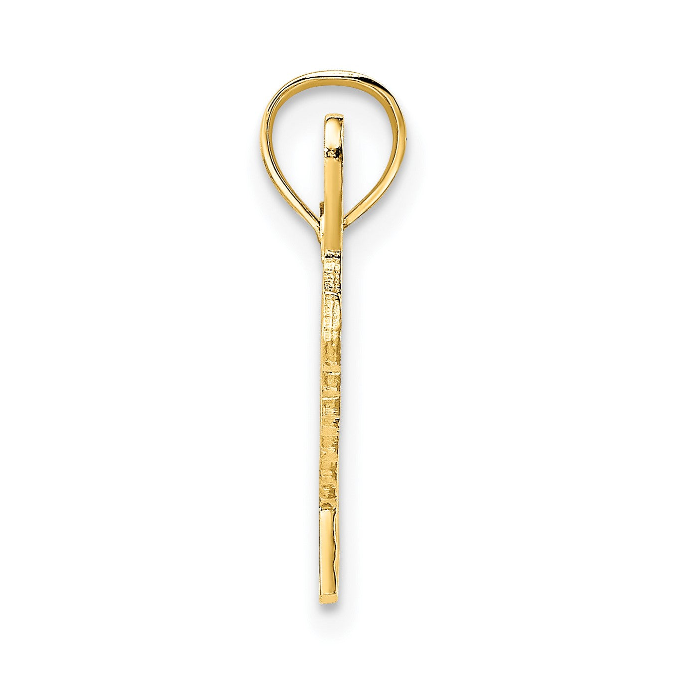 14K Polished and Textured SPECIAL Charm