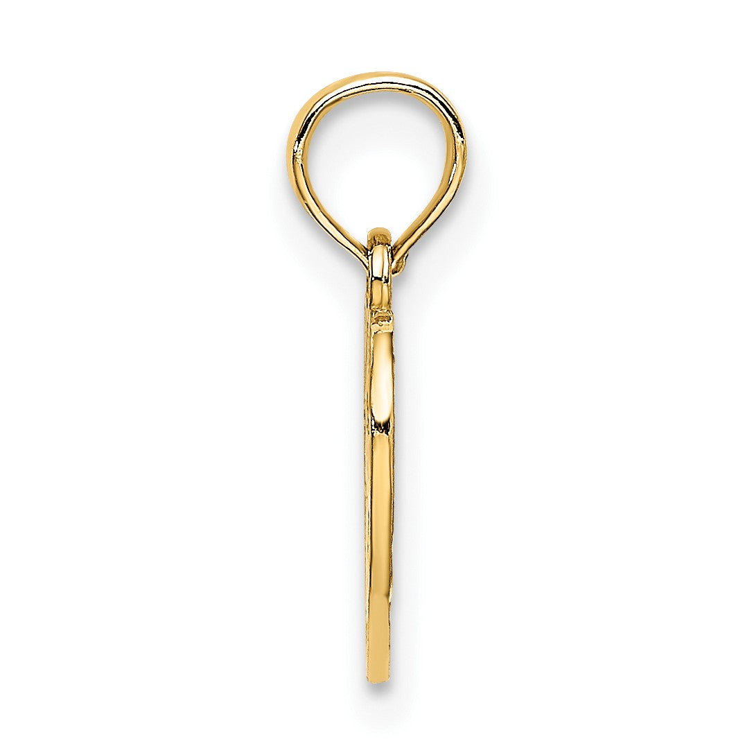 14K SWEET 16 in Heart Charm