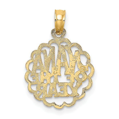 14K NANA OF THE YEAR  Charm