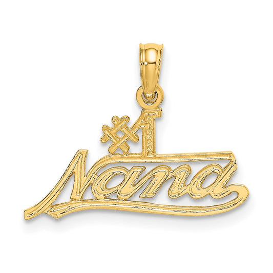 14K #1 NANA  Script Charm