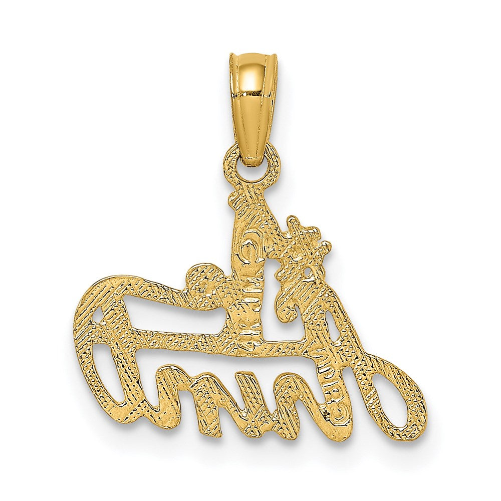 14K #1 AUNT Charm