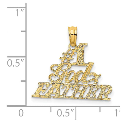 14k #1 GODFATHER Charm