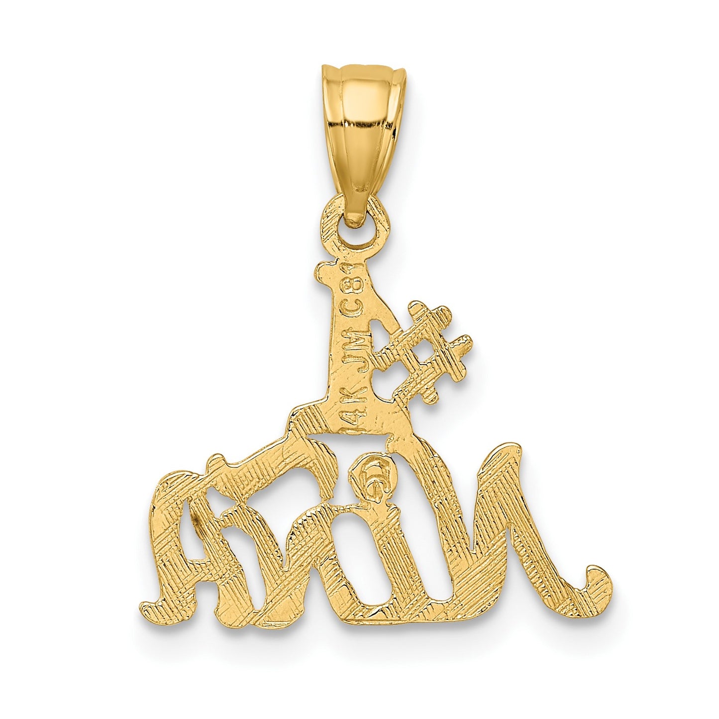 14K #1 NINA  Charm