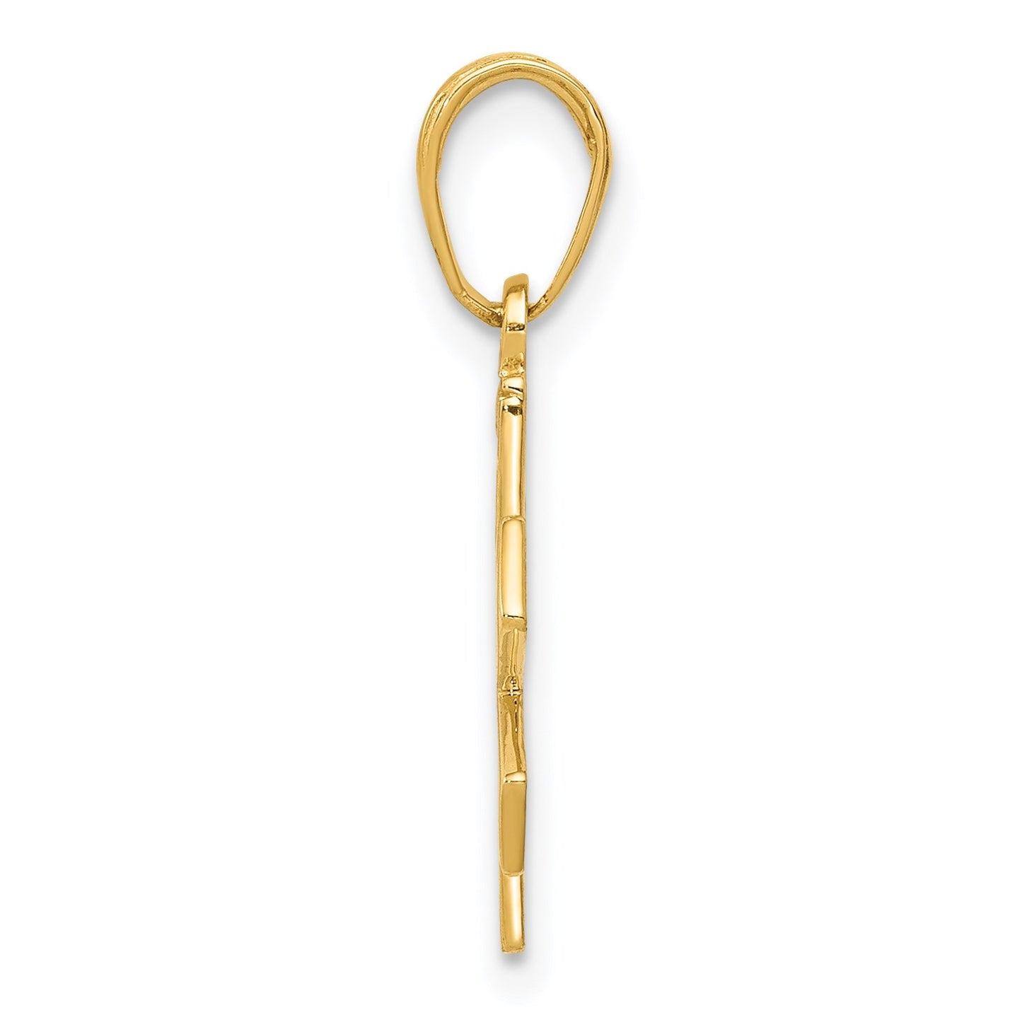 14K Paramedic/EMT Symbol Pendant