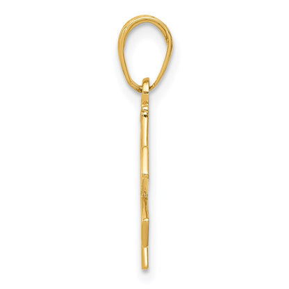 14K Paramedic/EMT Symbol Pendant