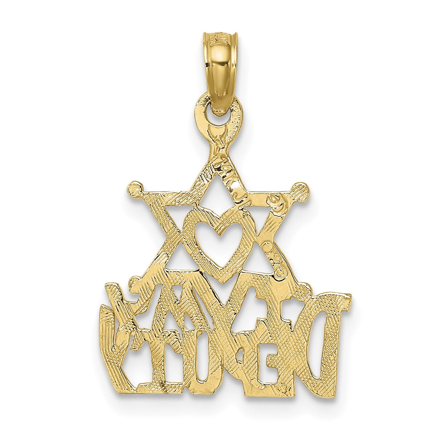 14K I HEART MY DEPUTY Charm