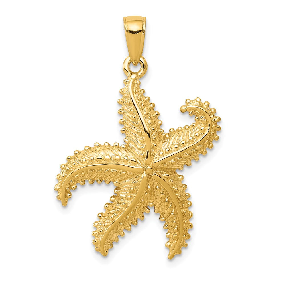 14K Starfish Pendant