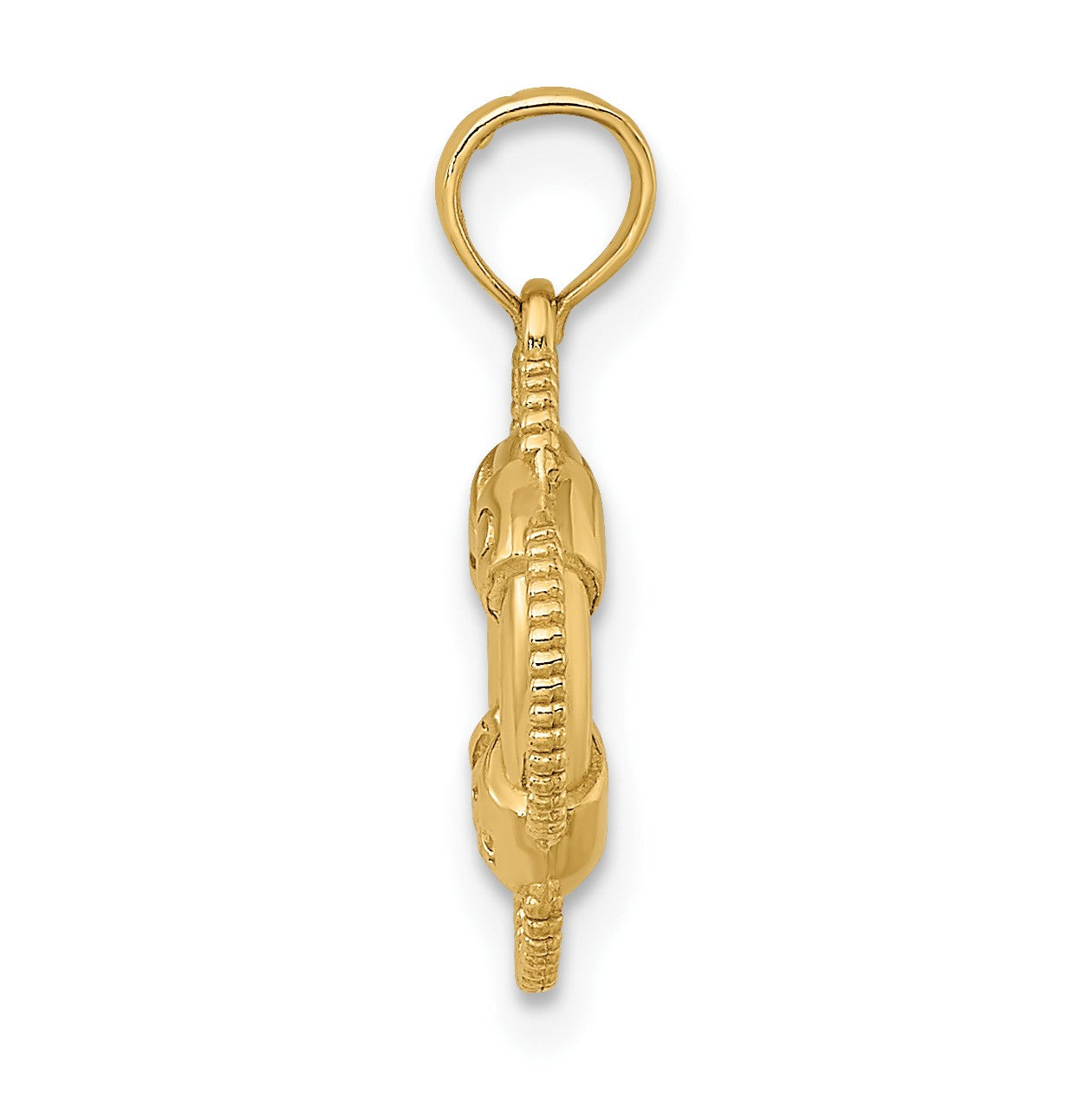 14K 3-D Life Preserver Charm
