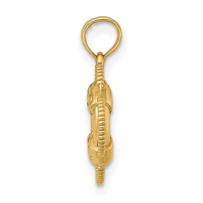 14K 3-D Life Preserver Charm