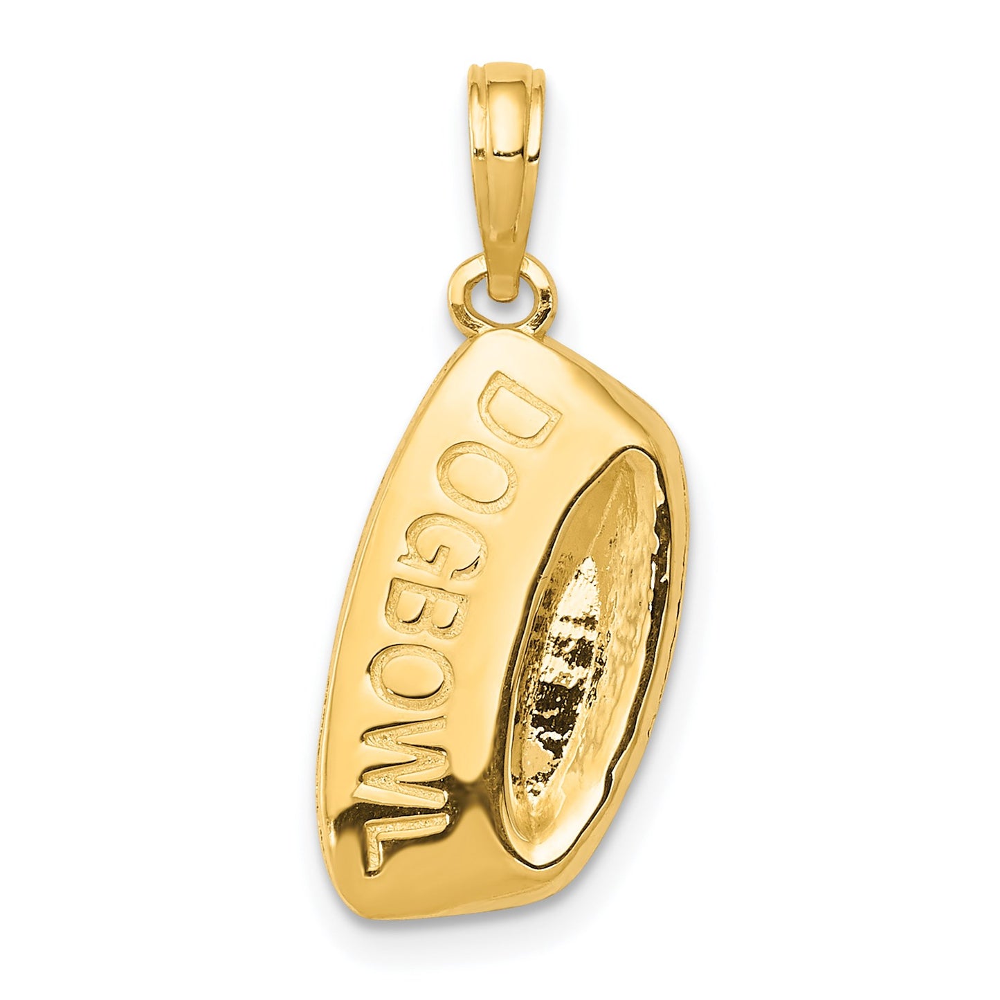 14K DOG BOWL Pendant