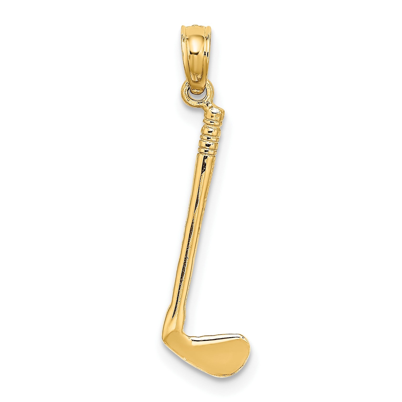 14K 3-D Golf Club Charm