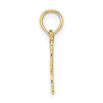 14K SOFTBALL MOM with Bat And Ball Charm