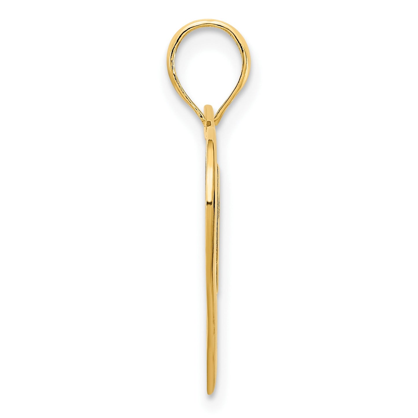 14k Heart in Heart Pendant
