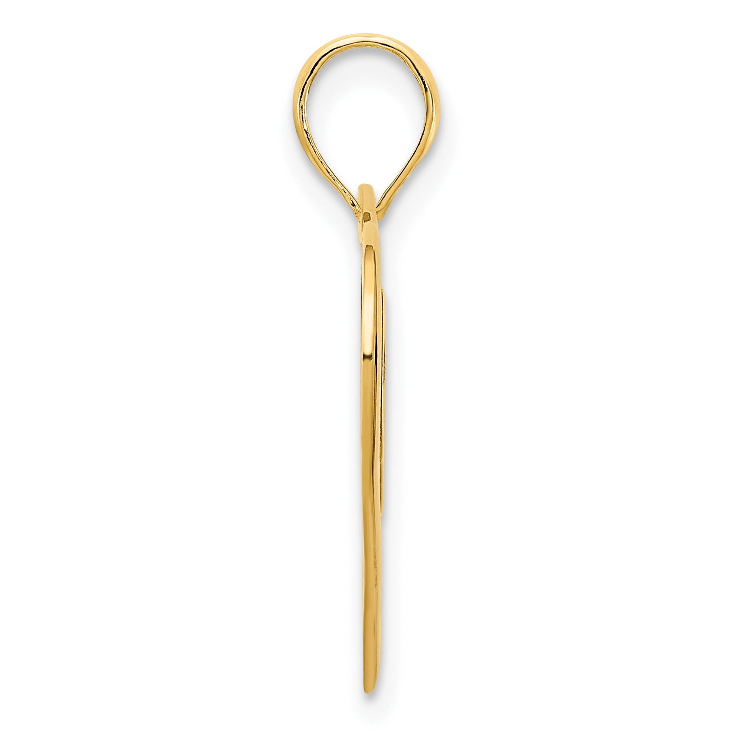 14k Heart in Heart Pendant