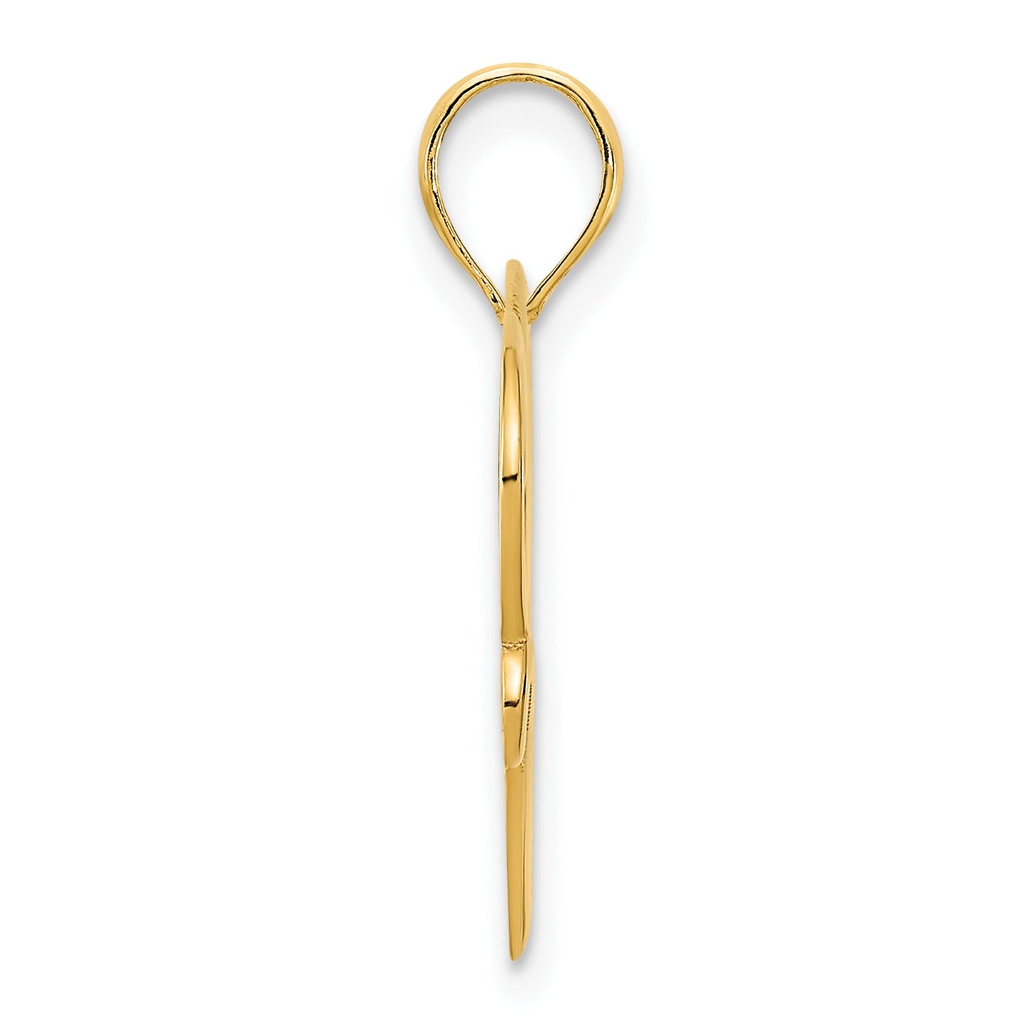 14k Heart in Heart Pendant