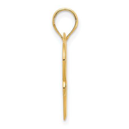 14k Heart in Heart Pendant