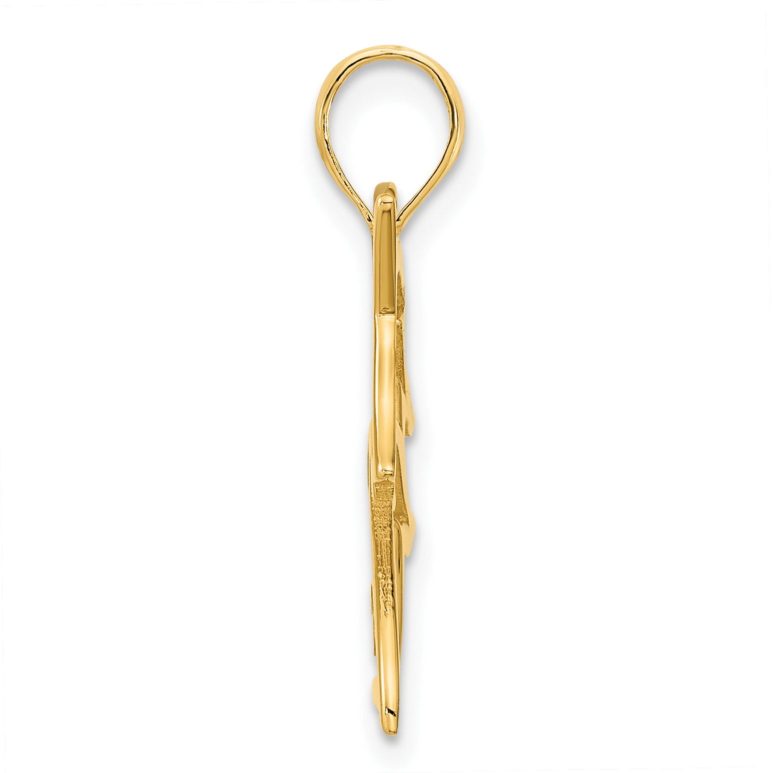 14k Cut-out Unicorn Pendant