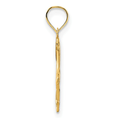 14k Fancy Celtic Knot Design Pendant