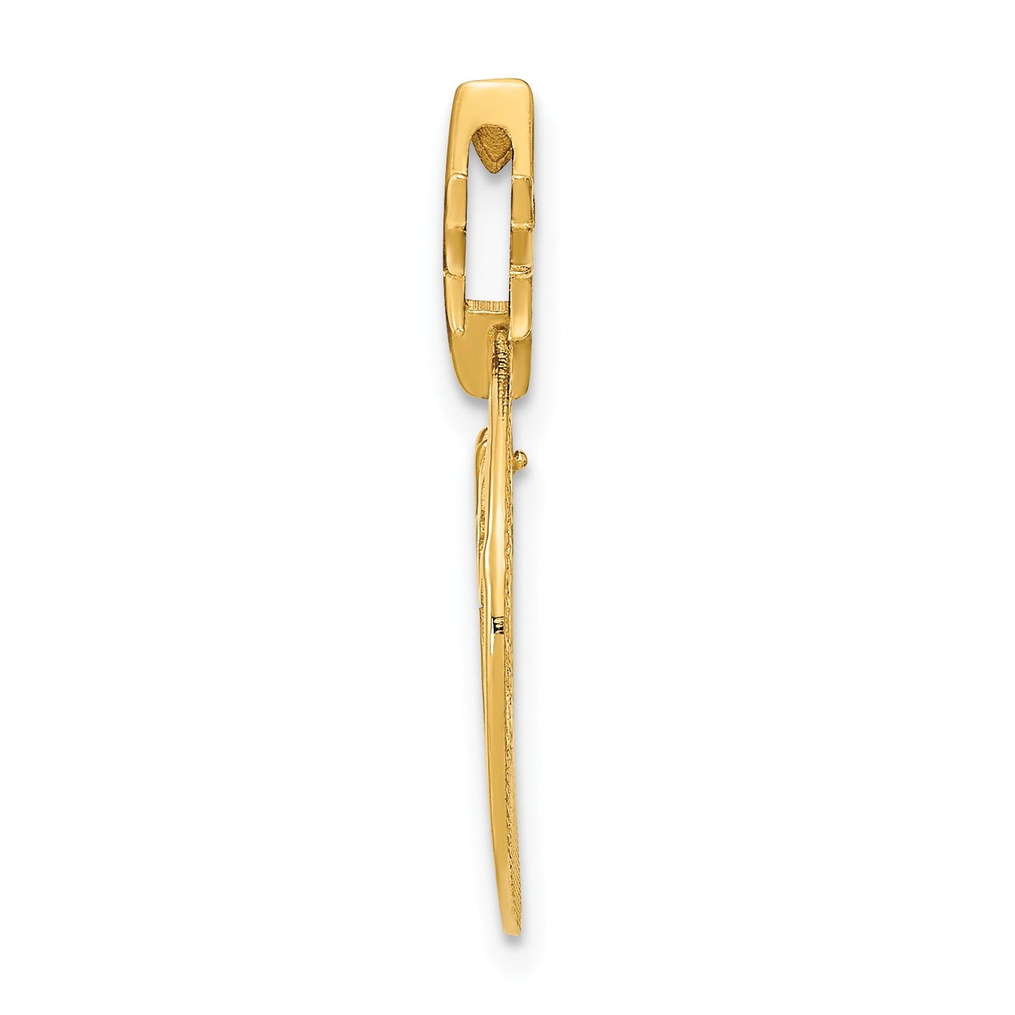 14k Polished Three Wise Men and North Star Chain Slide