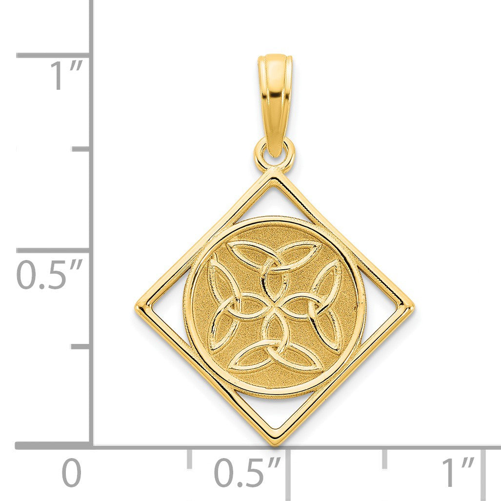 14k Fancy Celtic Knot Pendant