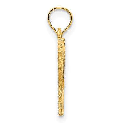 14k Camel with Fancy Saddle Charm