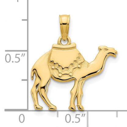 14k Camel with Fancy Saddle Charm