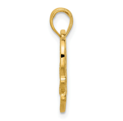 14k SWEET 16 in Heart Charm