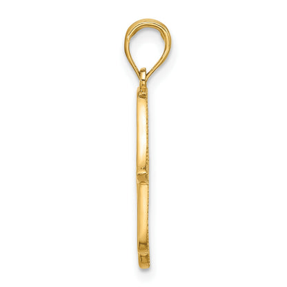 14K Fancy Hamsa Charm