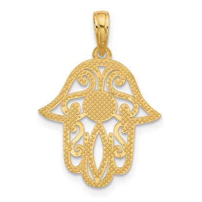 14K Fancy Hamsa Charm