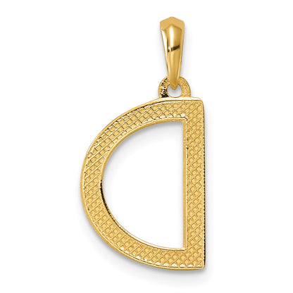 14ky Fancy Letter D