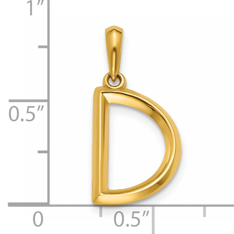 14ky Fancy Letter D