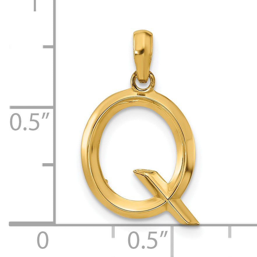 14ky Fancy Letter Q