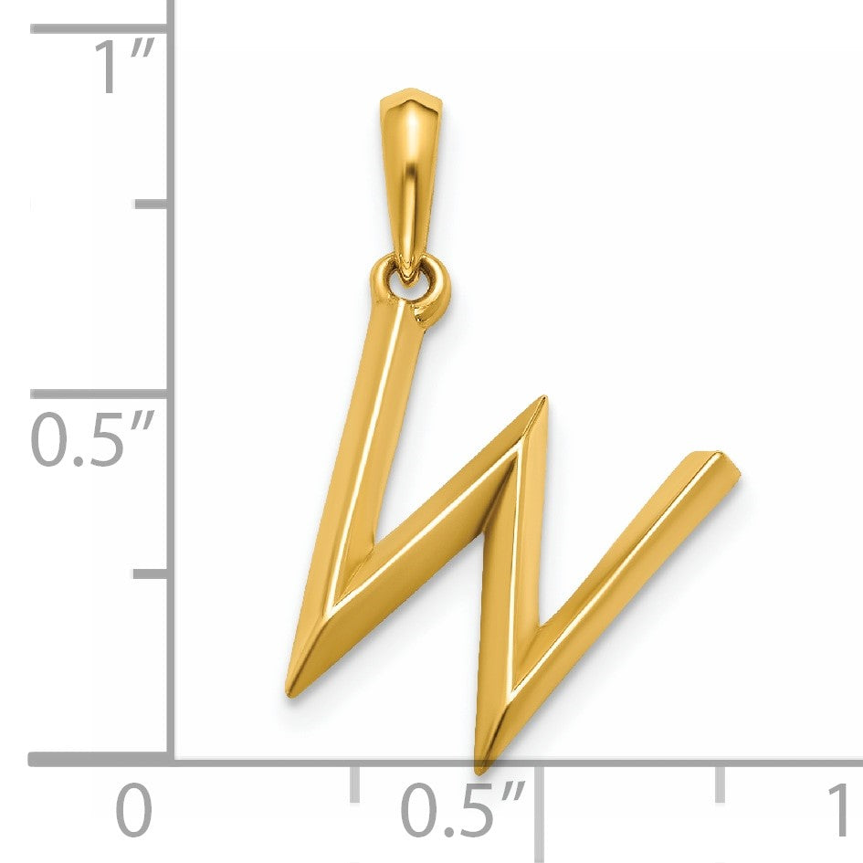 14ky Fancy Letter W