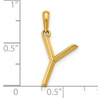 14ky Fancy Letter Y