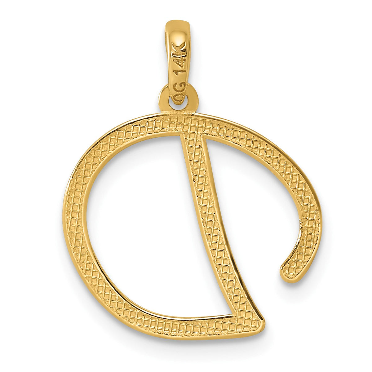 14ky Fancy Letter D