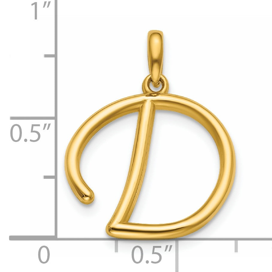 14ky Fancy Letter D