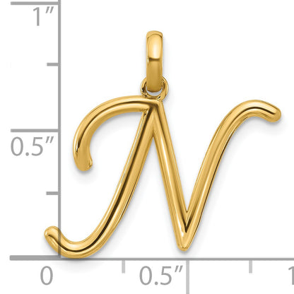 14ky Fancy Letter N